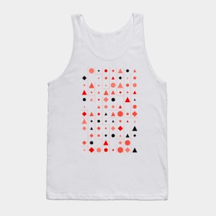 Colourful Geometric Animated Pattern Tank Top